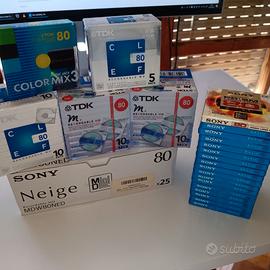 MD MiniDisc 80min nuovi e sigillati.