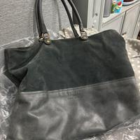 Borsa in pelle scamosciata Montini