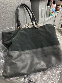 Borsa in pelle scamosciata Montini