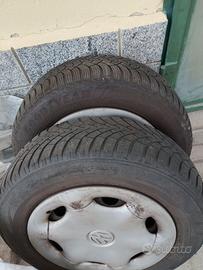 Gomme termiche cerchi in ferro attacco Wolsvagen