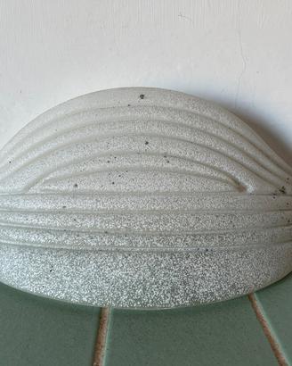 Applique a muro vetro satinato con 2 lampadine