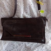 borsa tracolla in vera pelle