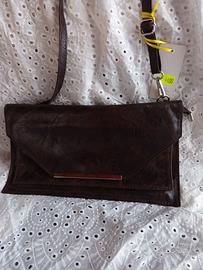 borsa tracolla in vera pelle