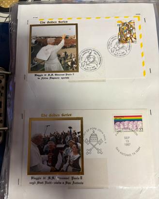 Album raccolta buste FDC e viaggiate