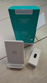 Caricatore wireless 15watt con led adattivo