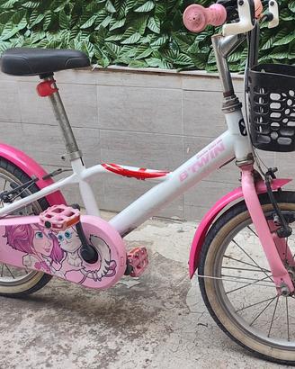 bicicletta b'twin 16 pollici 