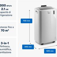 Condizionatore portatile silenzioso