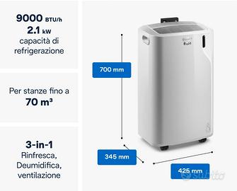 Condizionatore portatile silenzioso