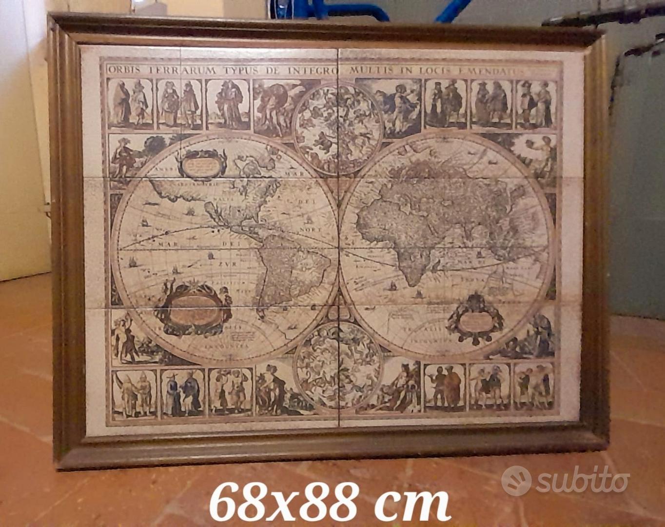 Quadro - Mondo dipinto di caffè - 120x80