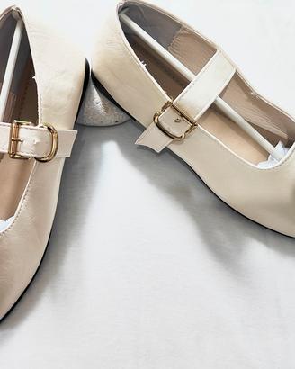 Scarpe da ballerina - Taglia 36 - Bianco