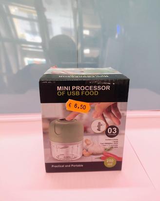 Mini Tritatutto Elettrico USB – Robot da Cucina