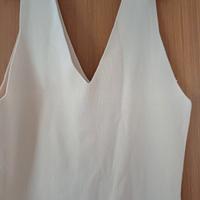 vestito tubino beige nuovo