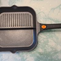 bistecchiera 28x28 per cottura a induzione 