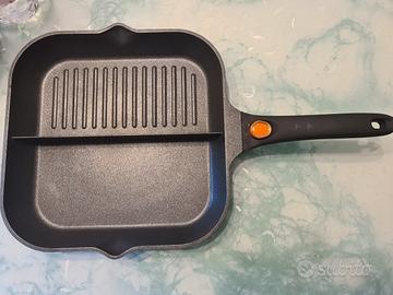 bistecchiera 28x28 per cottura a induzione 