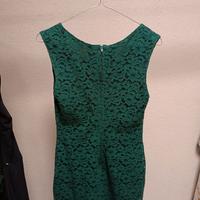 Tubino pizzo verde bosco