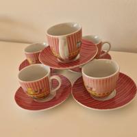 Tazzine da caffè vintage in porcellana fine