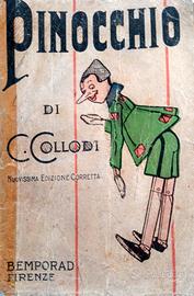 Pinocchio, libro di C. Collodi - Bemporad 1932