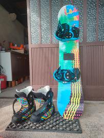 Snowboard Elan riot 145 + Stivali