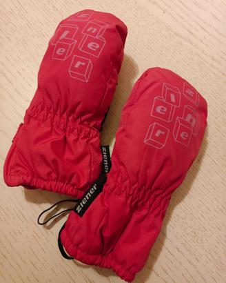 Guanti neve bimba fucsia