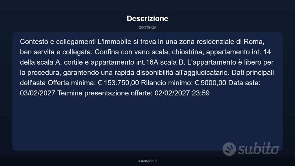 Appartamento – Roma, Prenestino-Centocelle, Municipio Roma V - Vista 4