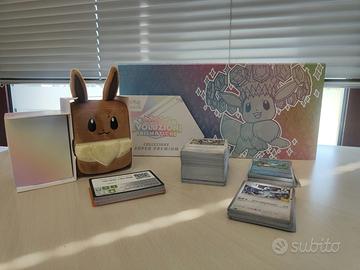 Lotto pokémon: accessori upc + carte varie