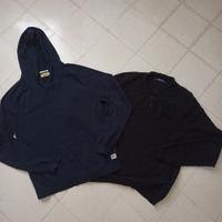 una felpa + una maglia entrambe 14 anni ragazzo