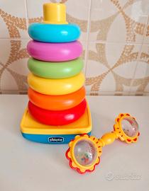 torre degli anelli Chicco + un sonaglio 