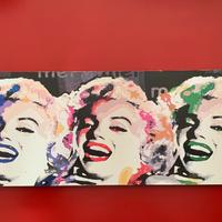 Marilyn Monroe Quadro Stampato su legno Pop Art