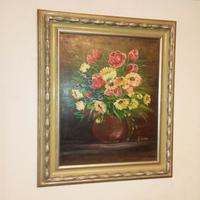 G. Costa olio su tela originale 