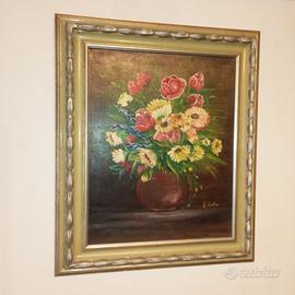 G. Costa olio su tela originale 