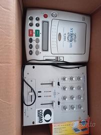 lettore CD e mixer audio stanton
