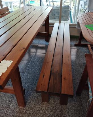 panca in legno 