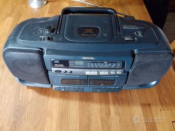 Aiwa CSD-SR510 Boombox Doppia Cassetta Rec CD AMFM