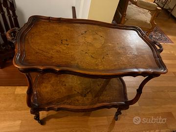 CARRELLO RADICA DI NOCE