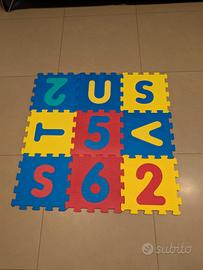 Tappeto Puzzle Bambini Gomma EVA - Circa 10 mq


