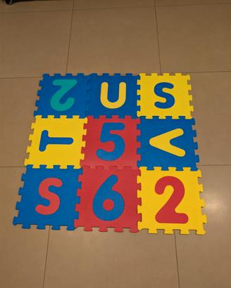 Tappeto Puzzle Bambini Gomma EVA - Circa 10 mq

