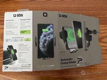 Portatelefo auto con ricarica integrata