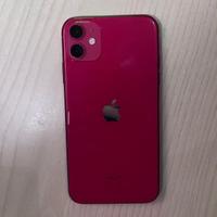 iphone 11 red 128 gb + cover