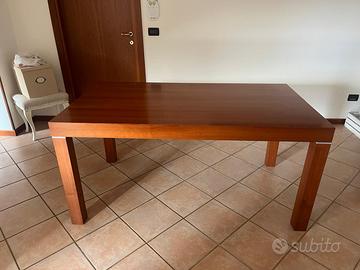Tavolo da pranzo legno massello di ciliegio