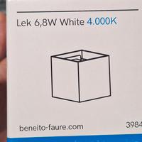 Proiettore BENEITO FAURE 8.8WATT BIANCO DA INTERNO