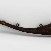 Antico Corno da caccia trombetta da richiamo