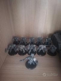 miniature Space Marines per Warhammer 40K