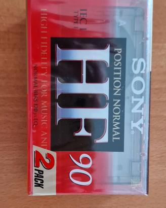 Sony HF 90 Cassetta audio Type I IEC I Normal Pos.