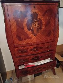 mobile bar intarsiato