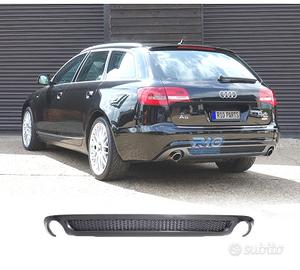 DIFFUSORE PER AUDI A6 C6 4F AVANT SEDAN 08-11 LOOK
