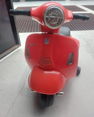 Vespa Piaggio elettrica bimbi 12-36 mesi rossa - 6
