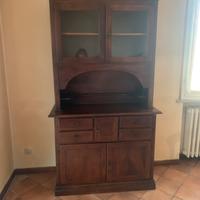 Vetrinetta in legno massello stile arte povera