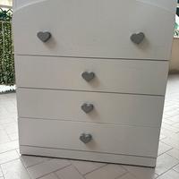 Mobiletto con fasciatoio