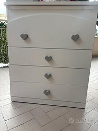 Mobiletto con fasciatoio