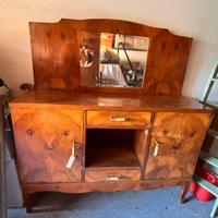 Toilette vintage anni '50 con specchio - originale